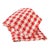 1960s Schwartz Leibman Red Checkerboard Fabric, 9.5 Yards For Sale