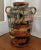 Terracotta Hand Painted and Glazed Urn For Sale - Image 4 of 8