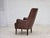 Danish Armchair in Brown Furniture Leather, 1970s For Sale - Image 13 of 18