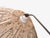Tan 1950s Mid-Century Modern Double Shade Floor Lamp, Wood, Metal, Fabric For Sale - Image 8 of 13