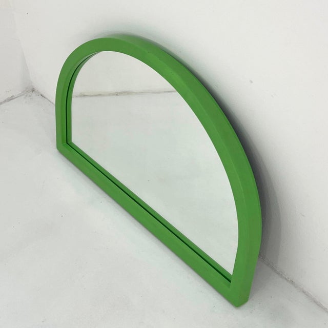 Kartell Green Frame Mirror by Anna Castelli Ferrieri for Kartell, 1980s For Sale - Image 4 of 7