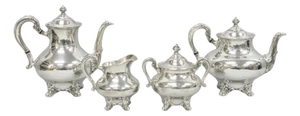 Vintage Reed & Barton Regent 5600 Silver Plated Tea Coffee Service - 4 Pc Set