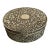 Vintage Ornate Oval Silver-Plated Trinket Box With Velvet Lining For Sale