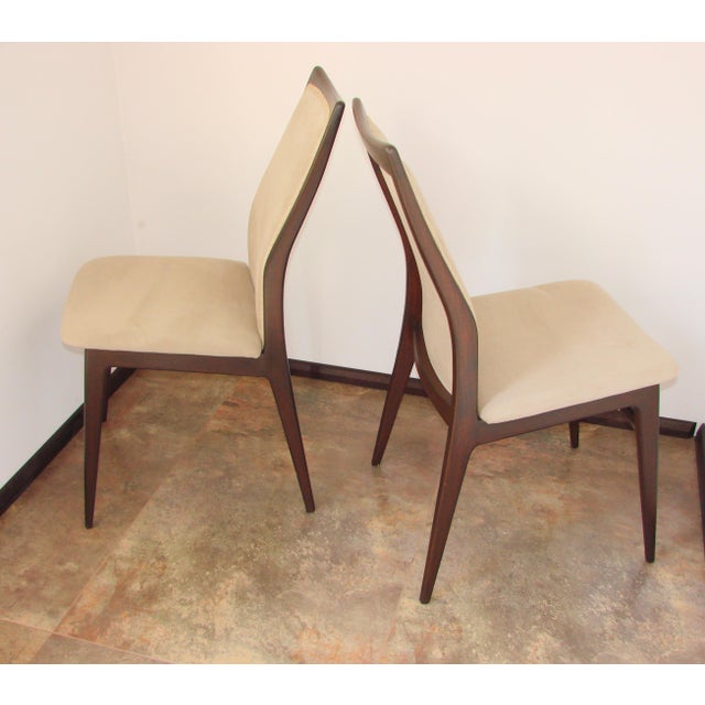 Vintage Dining Chairs by Wilhelm Benze, 1960s, Set of 2 For Sale - Image 4 of 11