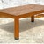 Late 20th Century Vintage Coastal Split Bamboo Coffee Table For Sale - Image 12 of 12