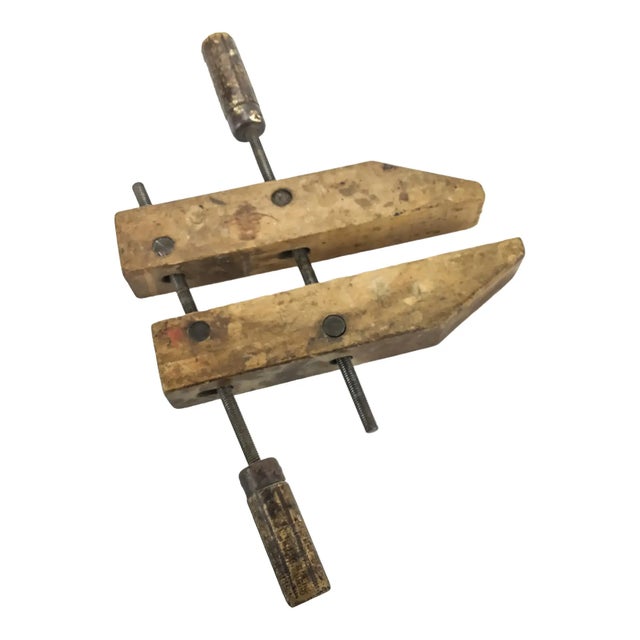 In wonderful vintage condition to use or display. Heavy duty brass screws hold 2 pieces of wood together forming a super...