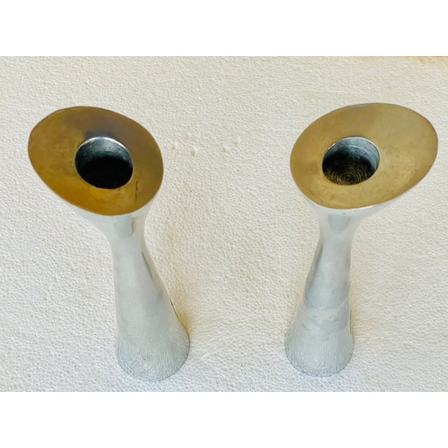 Vintage Danish Candlesticks from Broste Copenhagen, 1970s, Set of 2 For Sale - Image 11 of 18