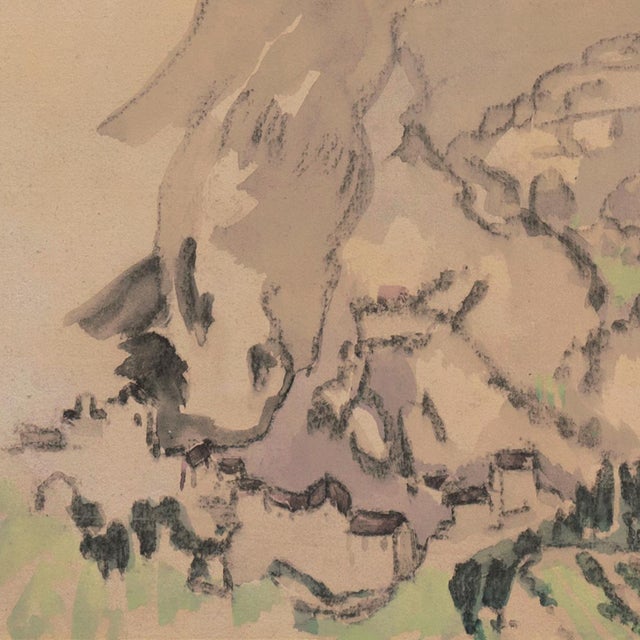 Modern 'Gorges of the Tarn, France' by Arthur B. Davies, New York Armory, Ashcan School, Art Students League, Chicago, New York Museum of Modern Art For Sale - Image 3 of 9