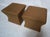 Late 20th Century Pair of Custom Upholstered Ottomans by Ross For Sale - Image 4 of 12