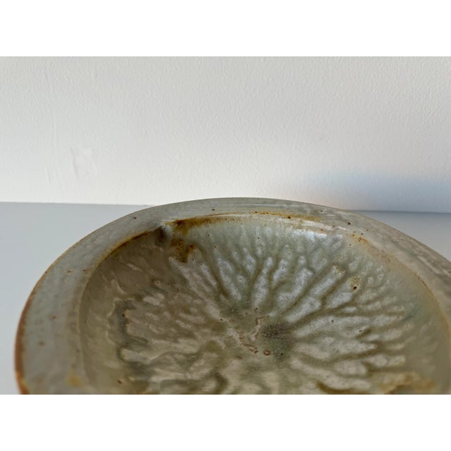 Vintage Organic Studio Pottery Bowl, Signed For Sale - Image 9 of 9