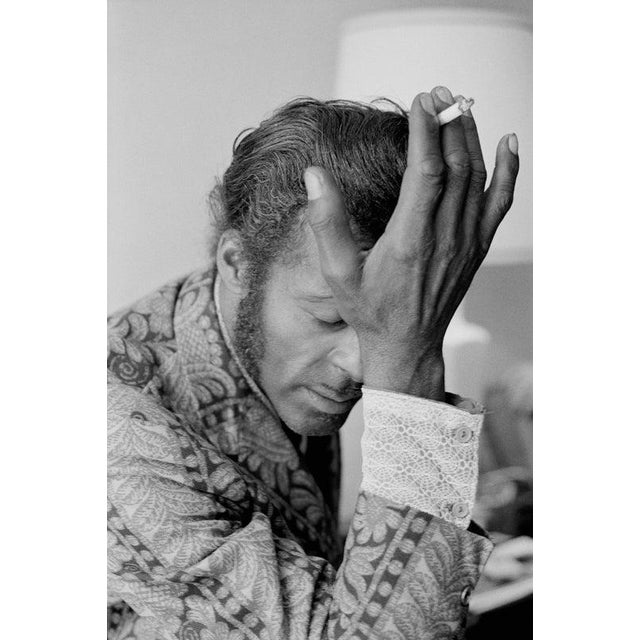 Chuck Berry American musician Chuck Berry (1926 - 2017) during the making of the rockumentary film 'Let the Good Times...