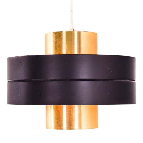 Aluminum Pendant Lamp in the style of Fog & Mørup, 1960s For Sale
