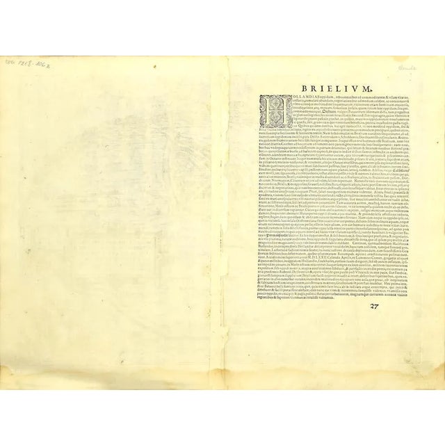 This View of Brilium is an original etching realized by George Braun and Franz Hogenberg as part of the famous series...
