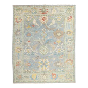 Blue Persian Sultanabad Rug - 10'02 X 12'04