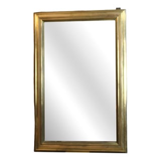Brass Bistro Mirror, 1920s For Sale