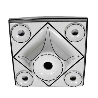 Bauhaus Porcelain Ceiling Light For Sale