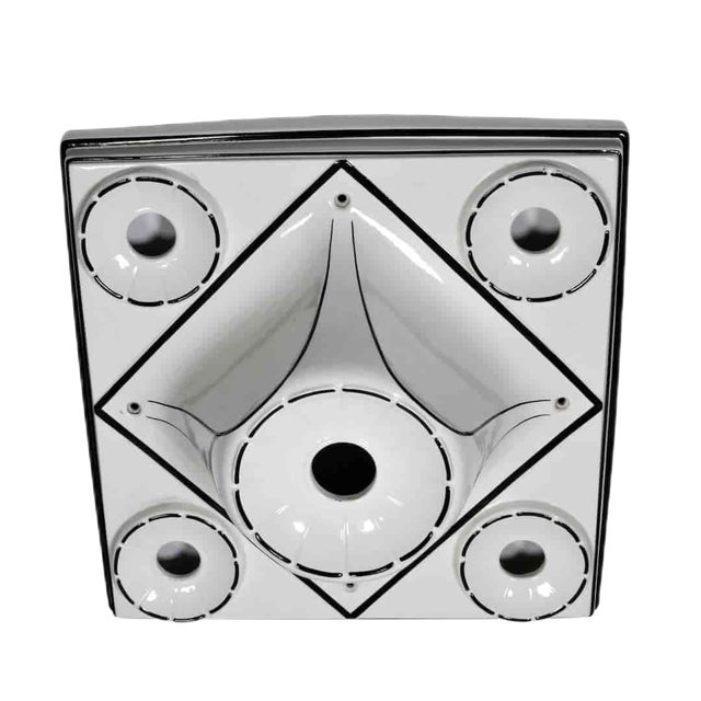 Bauhaus Porcelain Ceiling Light For Sale