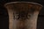Metal Large Antique Cast Iron Garden Urn Planters For Sale - Image 7 of 9