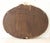 French Vintage Painted Carved Wood Oval Mirror For Sale In Los Angeles - Image 6 of 6