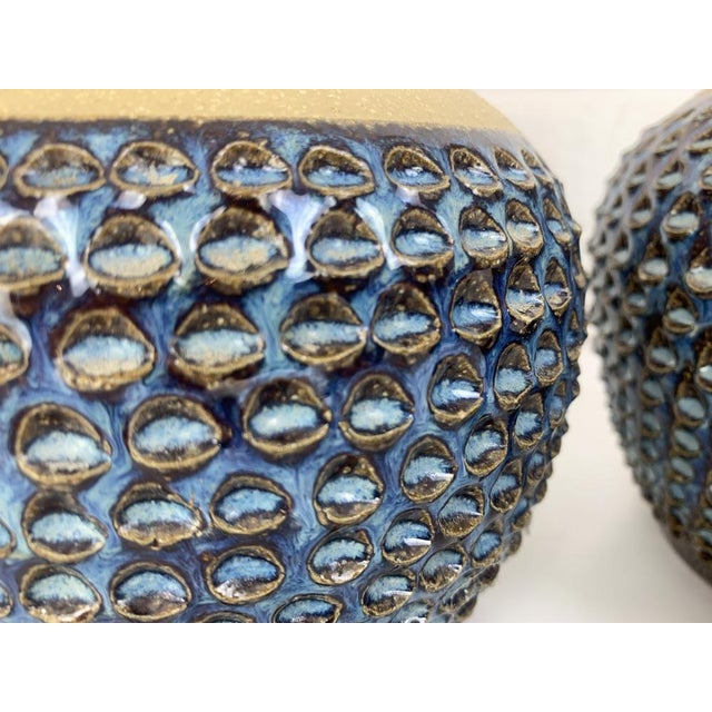 Large Scandinavian Stoneware Ceramic Table Lamps by Einar Johansen for Soholm, 1960s, Set of 2 For Sale - Image 9 of 14