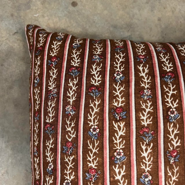 2000 - 2009 Lisa Fine “Nicobar” Pillow in Cocoa For Sale - Image 5 of 5