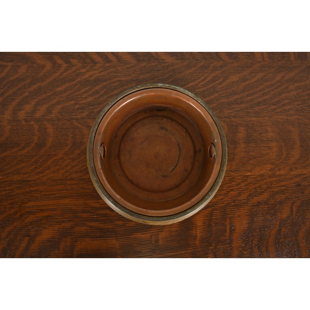 Early 20th Century Tiffany Studios New York Bronze Doré Jardiniere or Planter For Sale - Image 5 of 11