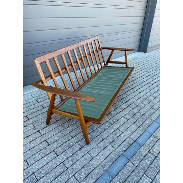 Blue Hans Wegner GE-240 GETAMA Sofa For Sale - Image 8 of 13