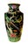 Japanese Black Enameled Bird of Paradise Porcelain Vase, Circa 1930 For Sale In Greenville, SC - Image 6 of 8