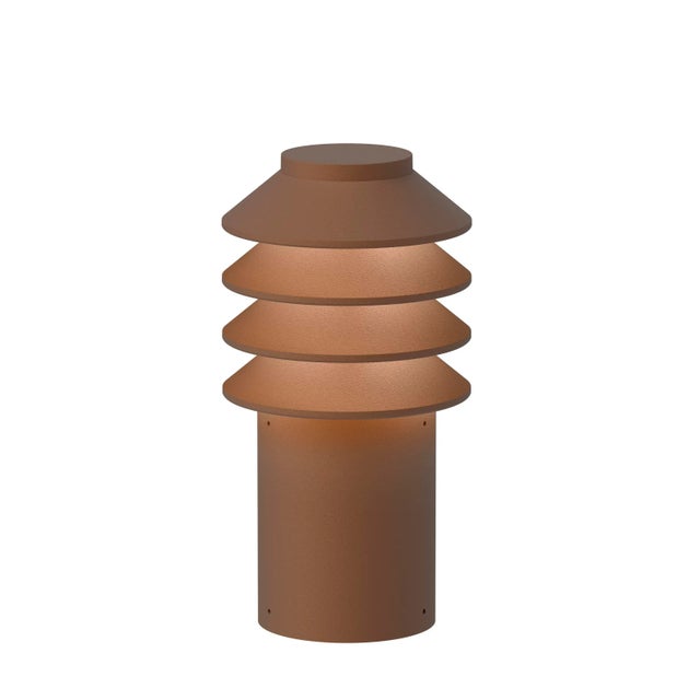 Light Gray Bysted Garden Short' Outdoor Bollard Light for Louis Poulsen in Aluminum For Sale - Image 8 of 13