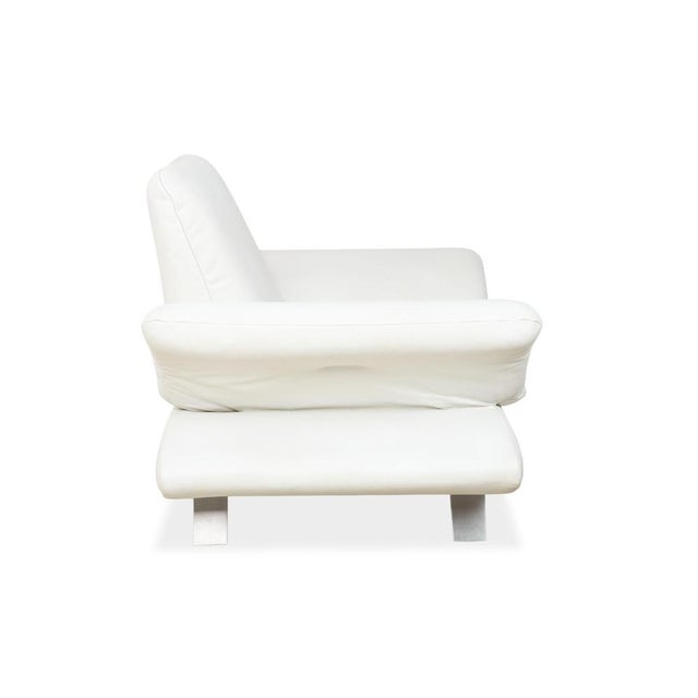 Cream Leather Rossini Armchair with Manual Function from Koinor For Sale - Image 11 of 14