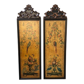 Set of 2 L’Oiseau Wall Plaques – Ethan Allen For Sale