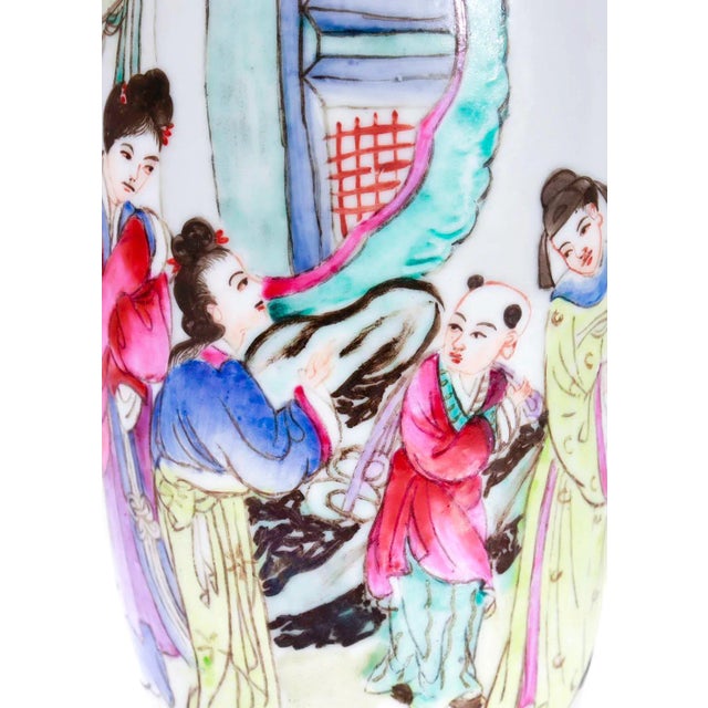 Vintage Chinese Export Eggshell Porcelain Vase For Sale In Philadelphia - Image 6 of 12