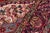 1980s Shabby Chic Persian Tabriz Red/Purple Wool Rug - 9'2'' X 12'7'' For Sale - Image 5 of 10