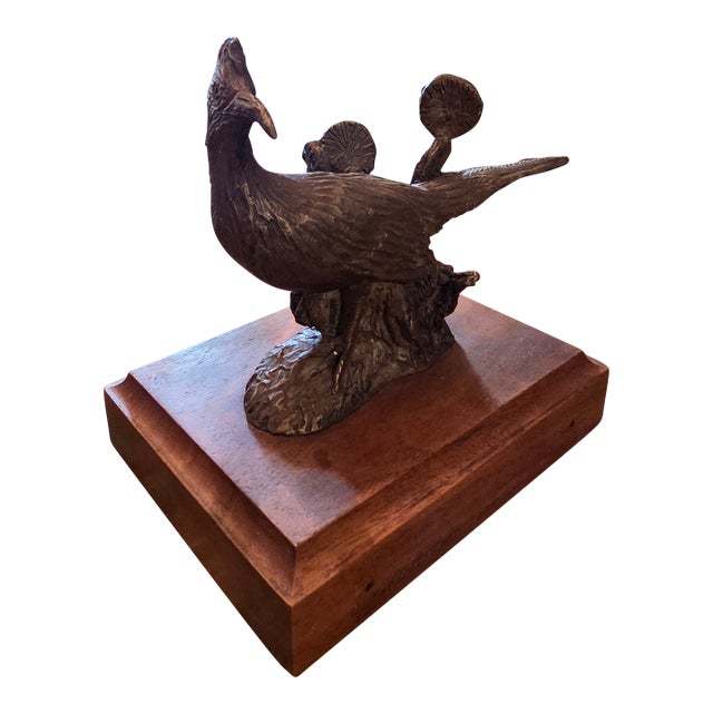 Small Bronze Roadrunner Statue For Sale