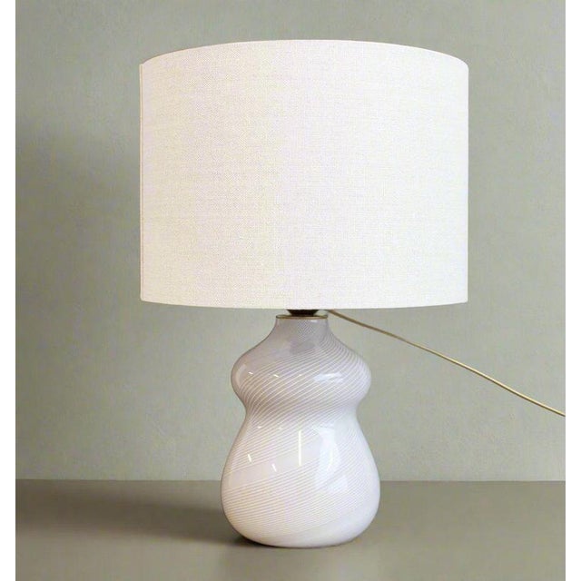Vintage Italian Murano Glass Table Lamp, 1970s For Sale - Image 13 of 13