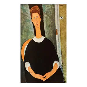 1940s After Amedeo Modigliani, "Portrait of Jeanne Hébuterne" First Edition Full-Color Print