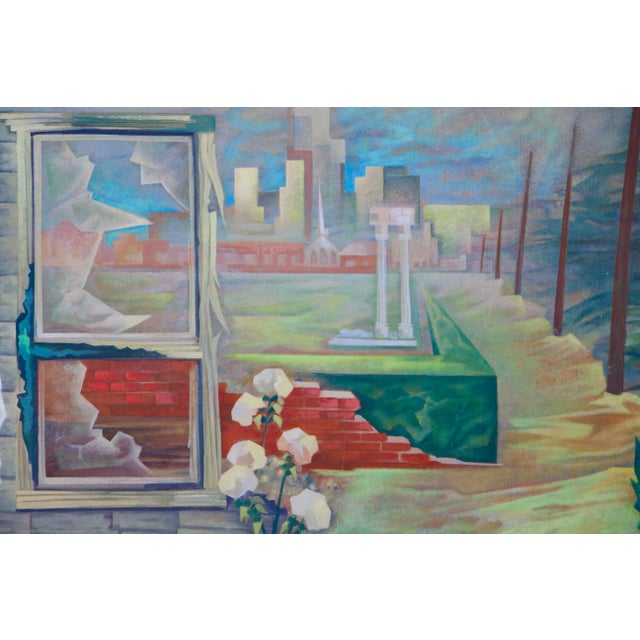 Mid 20th Century "The Spirit of the House" Painting by Cees Brokke For Sale - Image 5 of 10
