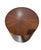 Late 20th Century Vintage Crate & Barrel Tambe Round Wood End Table For Sale - Image 5 of 5