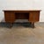 Danish Teak Mid Century Modern 8 Drawer Executive Desk With Bookshelf Back, 1950s For Sale - Image 4 of 9