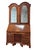 English Late 20th Century Italian Burl Wood Secretary Cabinet by k.p.s. New YorkWith Mirrored Doors, 7’8” For Sale - Image 3 of 9