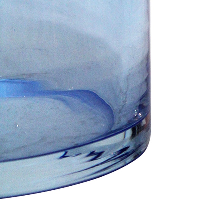 Mid-Century Modern Blue Table Lamps by Carlo Nason for Mazzega, Set of 2 For Sale - Image 6 of 12