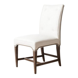 Claeys White Upholstered Chair