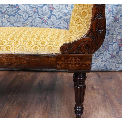 Hollywood Regency Antique Regency Stool or Window Seat, 1820s For Sale - Image 3 of 9