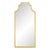 Matthew Izzo Home - Finley Modern Asian Style Gold Leaf Wall Mirror For Sale