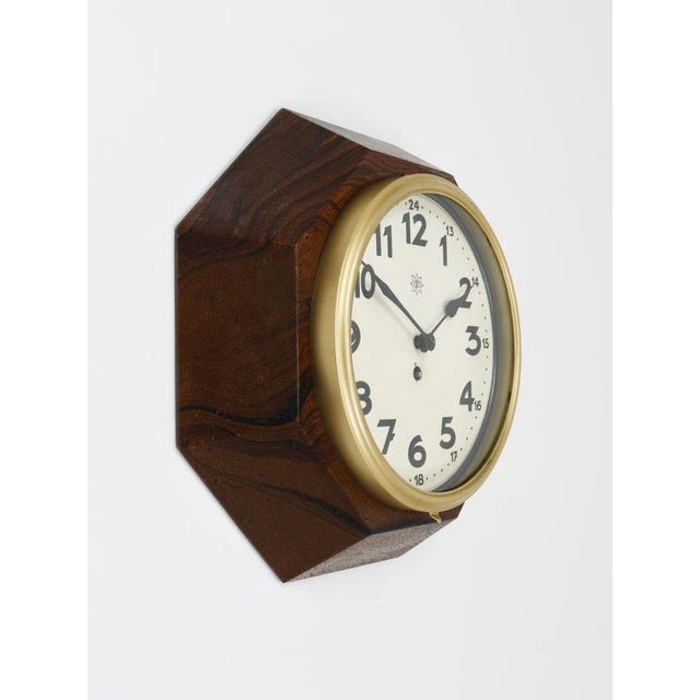 Vienna Modernism Wall Clock by Adolf Loos for Junghans, Germany, 1920s For Sale - Image 11 of 18