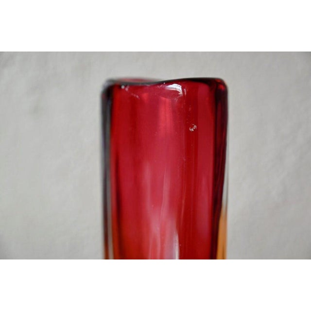 Swedish Glass Vase by Nils Landberg for Orrefors, 1960s For Sale - Image 10 of 13