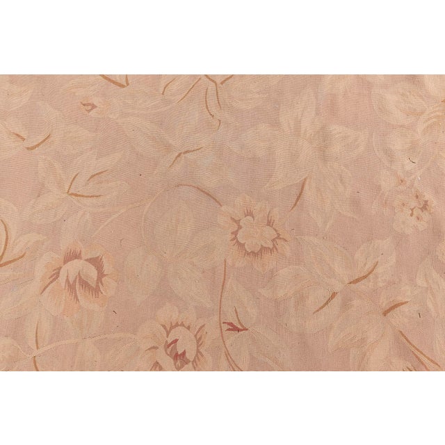 Beige Contemporary Oversized Aubusson Style Wool Rug by Doris Leslie Blau For Sale - Image 8 of 9