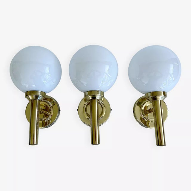 Vintage Danish Glass Sconces by Abo Reinders, Set of 3 For Sale - Image 15 of 15