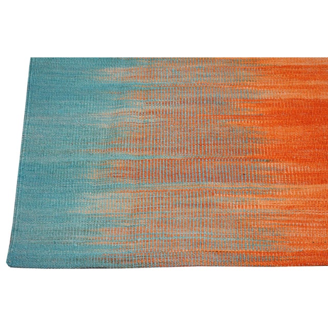 1960s Vintage Mazandaran Natural Color Hand Made Organic Wool Tribal Kilim,8'2"x9'10" For Sale - Image 5 of 6