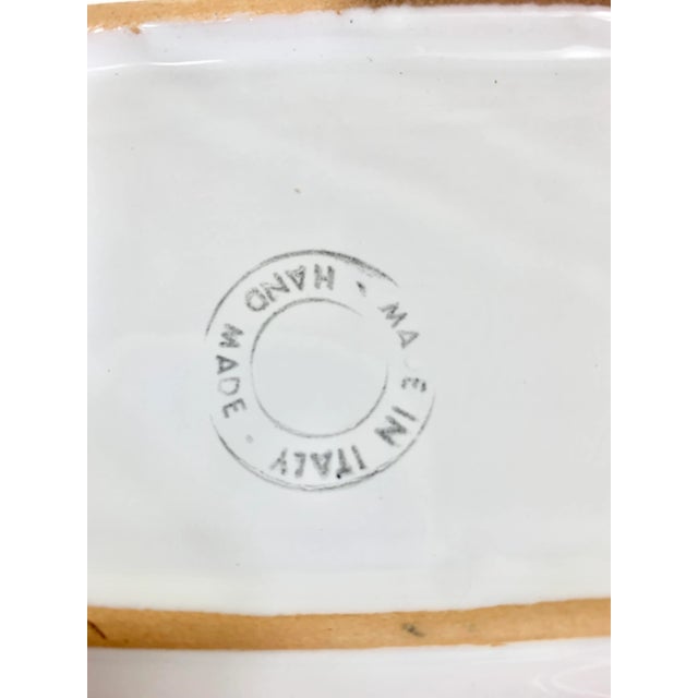 Ceramic Vintage Italian Fish Serving Platter For Sale - Image 7 of 8